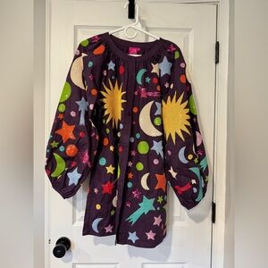 NWT Queen of Sparkles Colorful Celestial Print Dress
